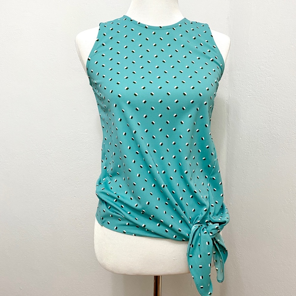 Ann Taylor Front Tie Top